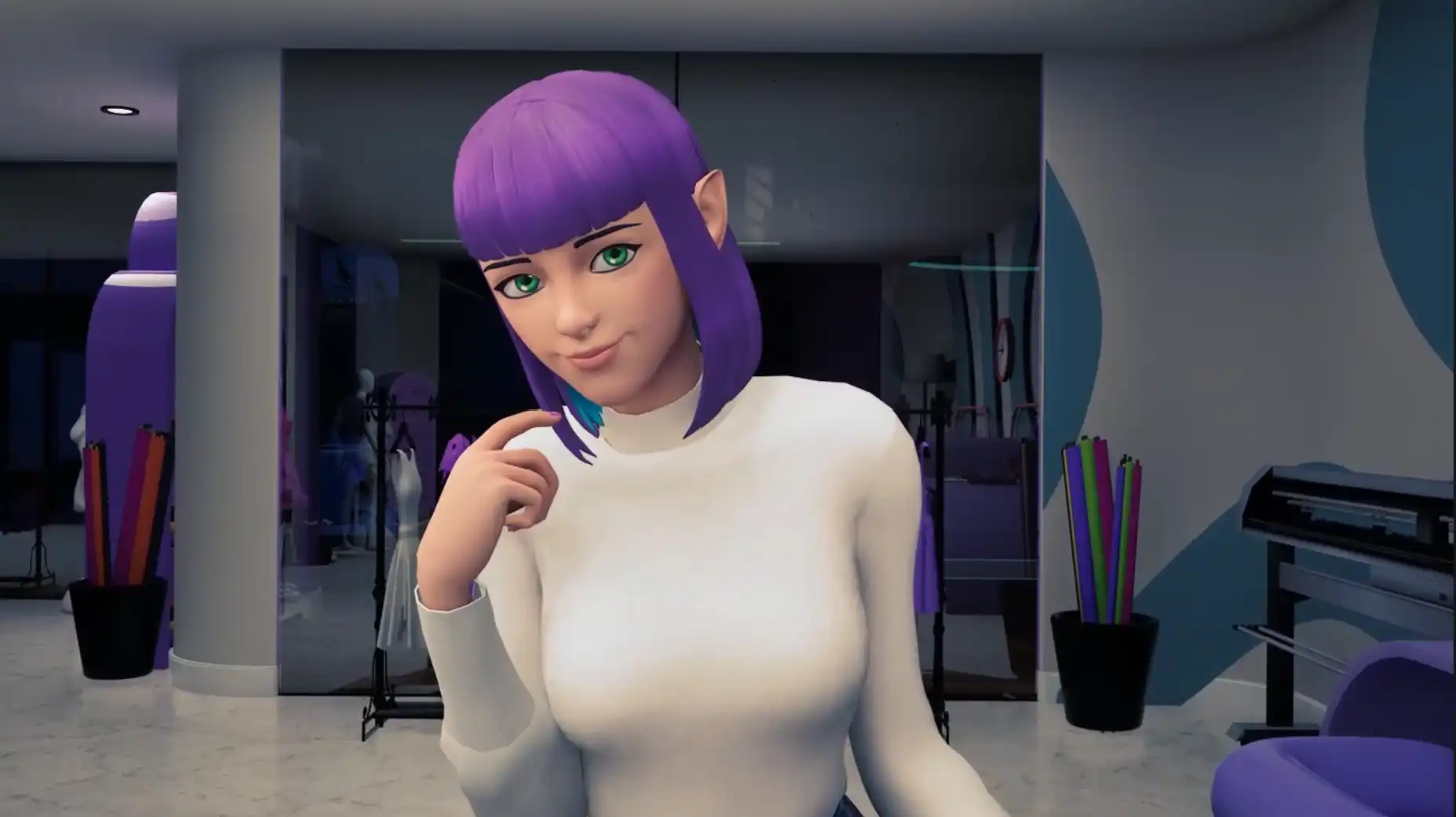 Autonomous Virtual Agent in the NEXUS tower